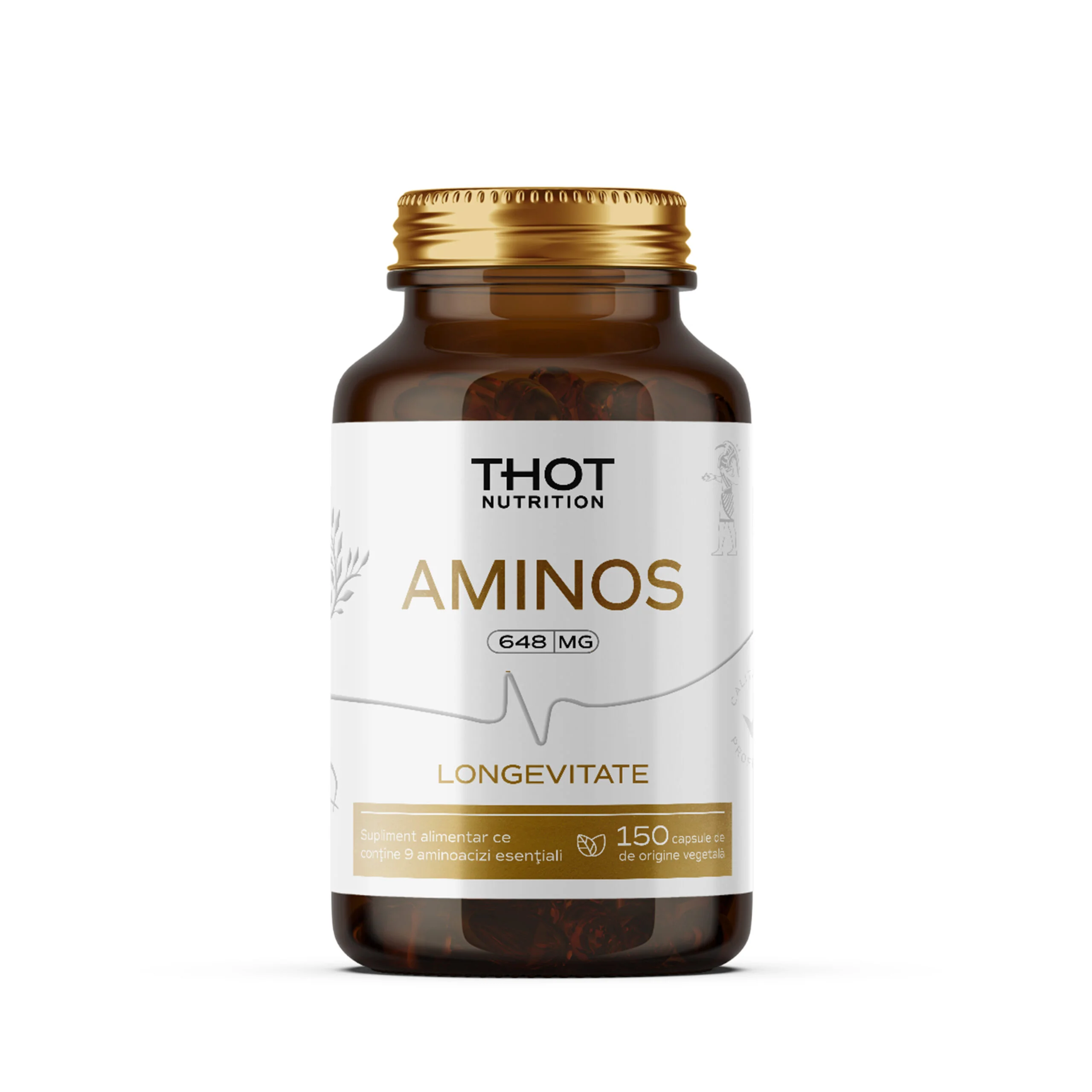 Essential Amino Acids- LONGEVITITY-ANTIAGING-CELLULAR NOURISMENT (THOT-AMINOS-150-CAPSULES)