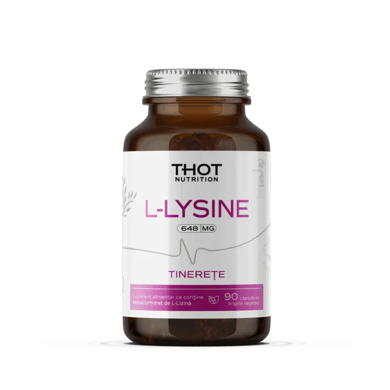 Thot L-Lysine 90 capsules - natural collagen beauty and youth